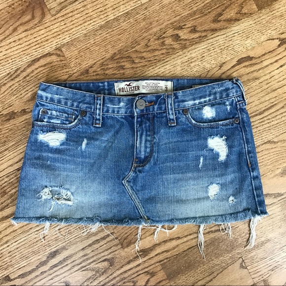 Hollister Dresses & Skirts - Hollister jean skirt